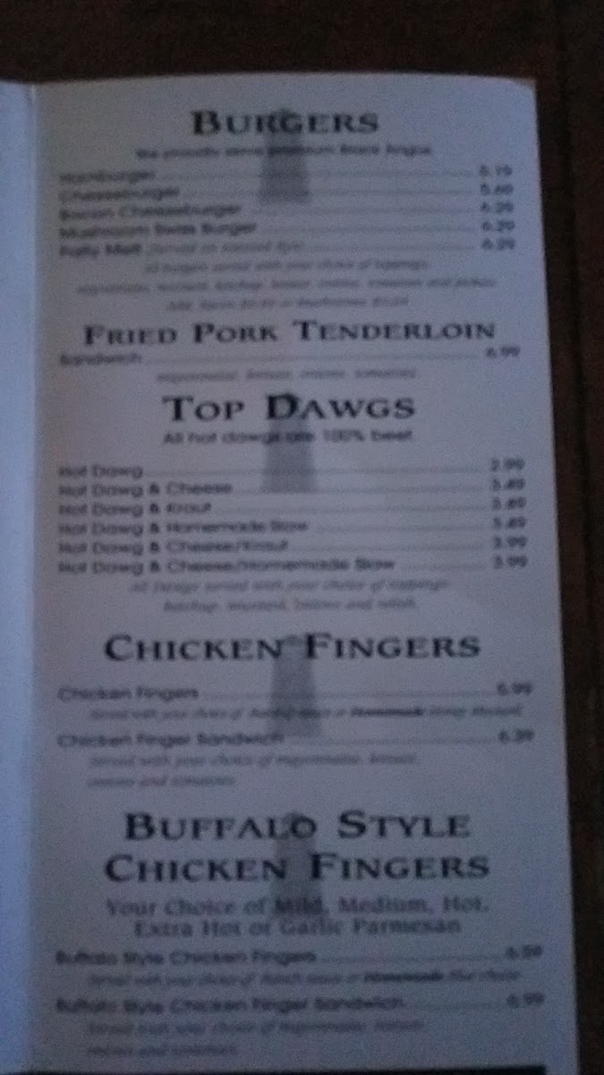 Menu Salty Dawg Pub & Deli-9