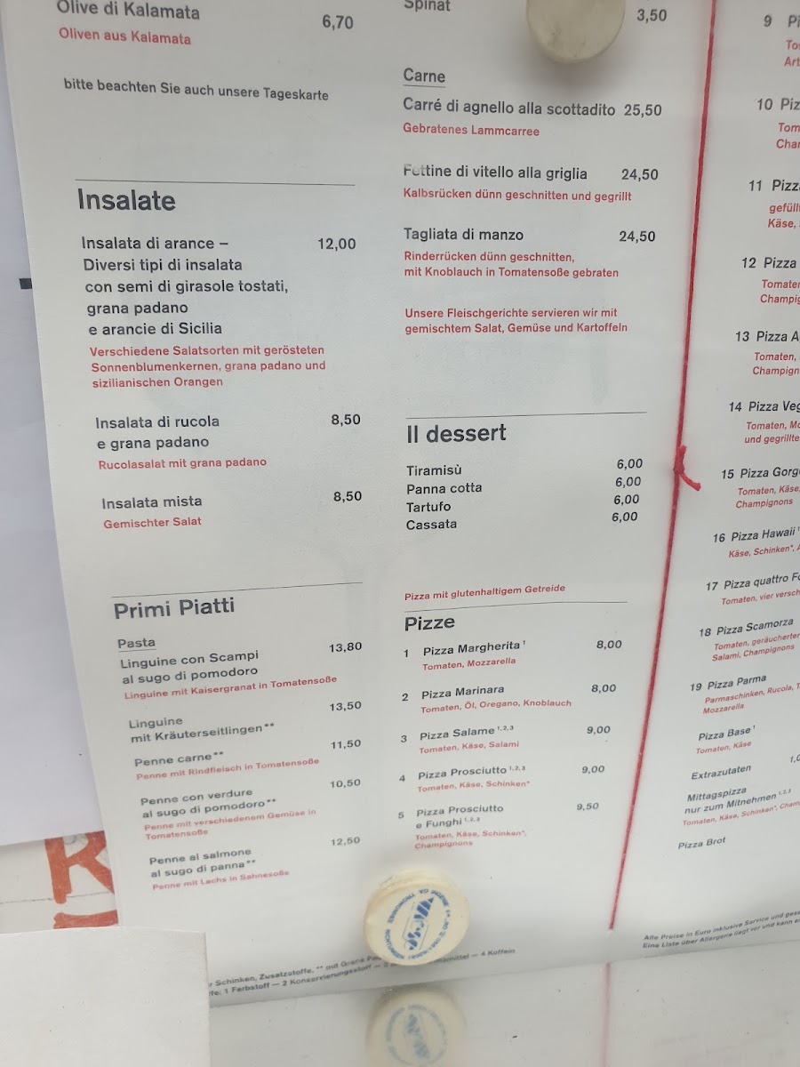 Menu Salvatore Trattoria - Göttingen-3