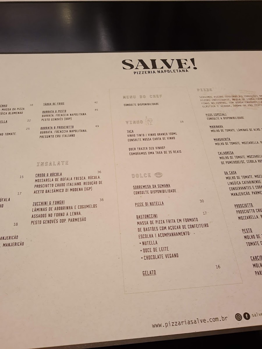 Menu Salve! Pizzaria Napolitana-3
