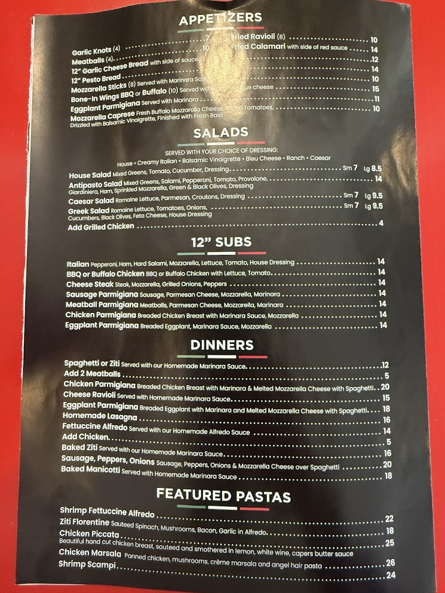 Menu Salvo’S Pizza-3