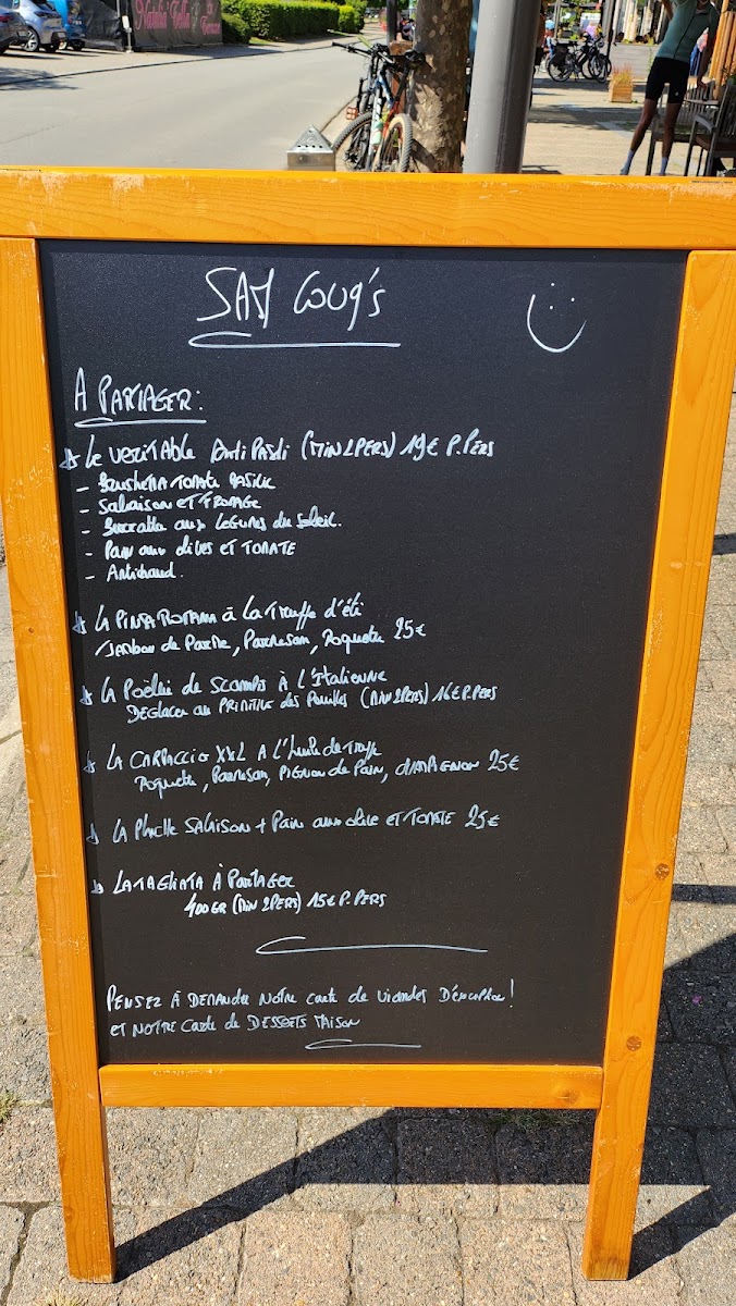 Menu Sam Couq's-1