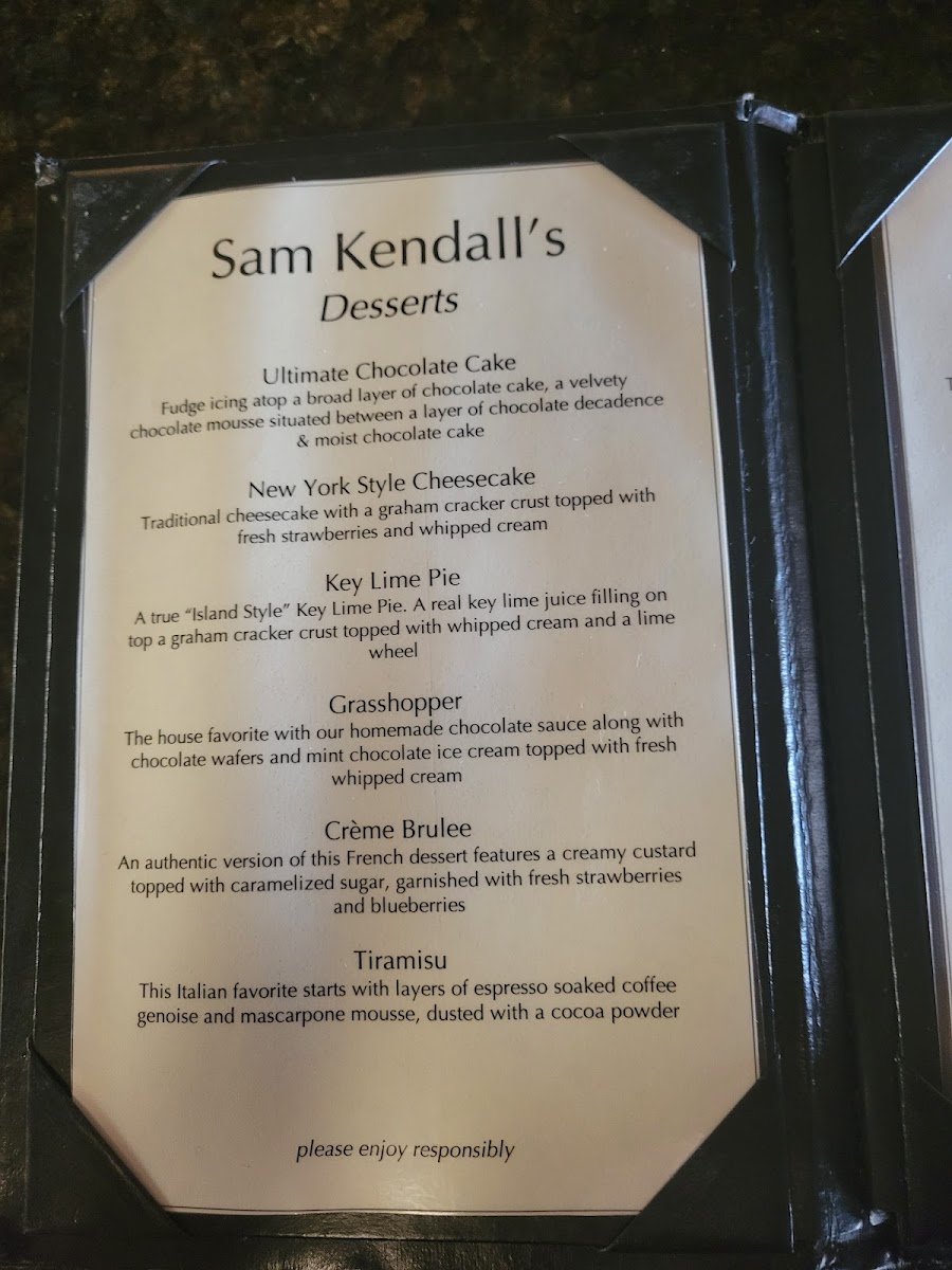 Menu Sam Kendall's-6