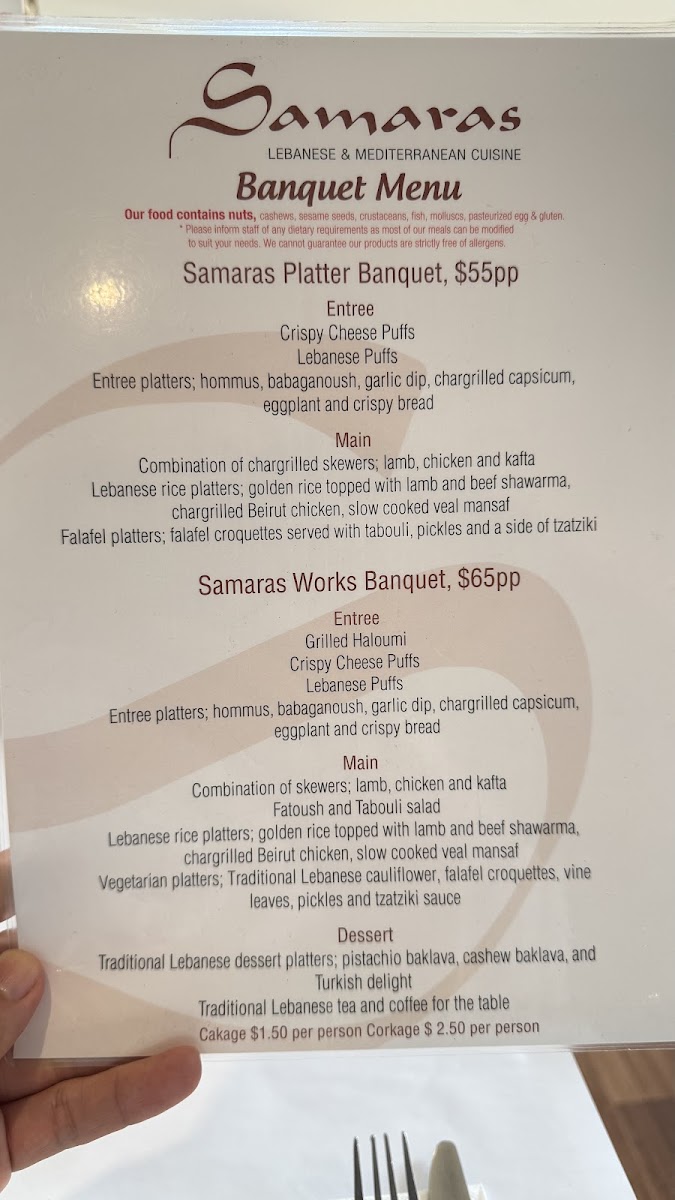 Menu Samaras Restaurant-1