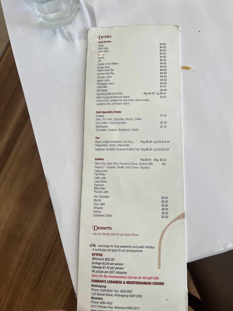 Menu Samaras Restaurant-4