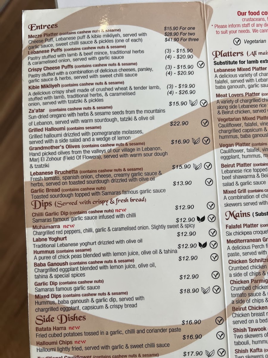 Menu Samaras Restaurant-5