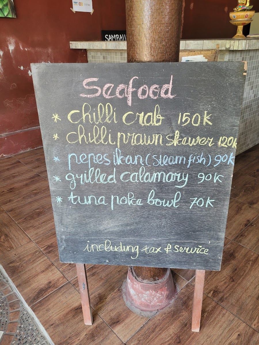 Menu Sambali Restaurant Lembongan-2