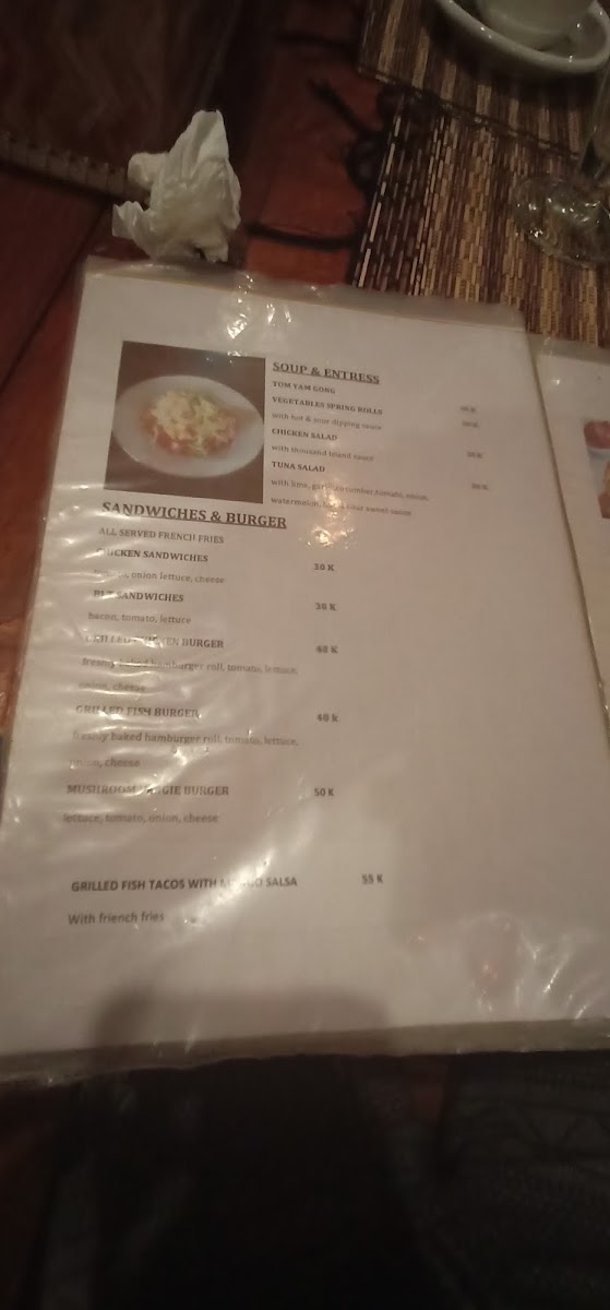 Menu Sambali Restaurant Lembongan-3
