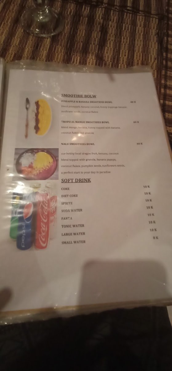 Menu Sambali Restaurant Lembongan-4