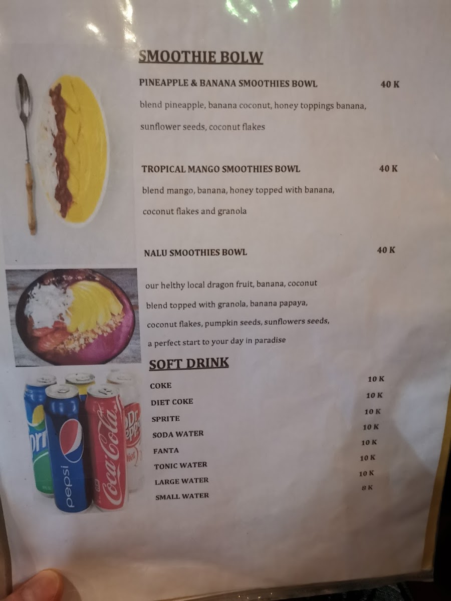 Menu Sambali Restaurant Lembongan-5