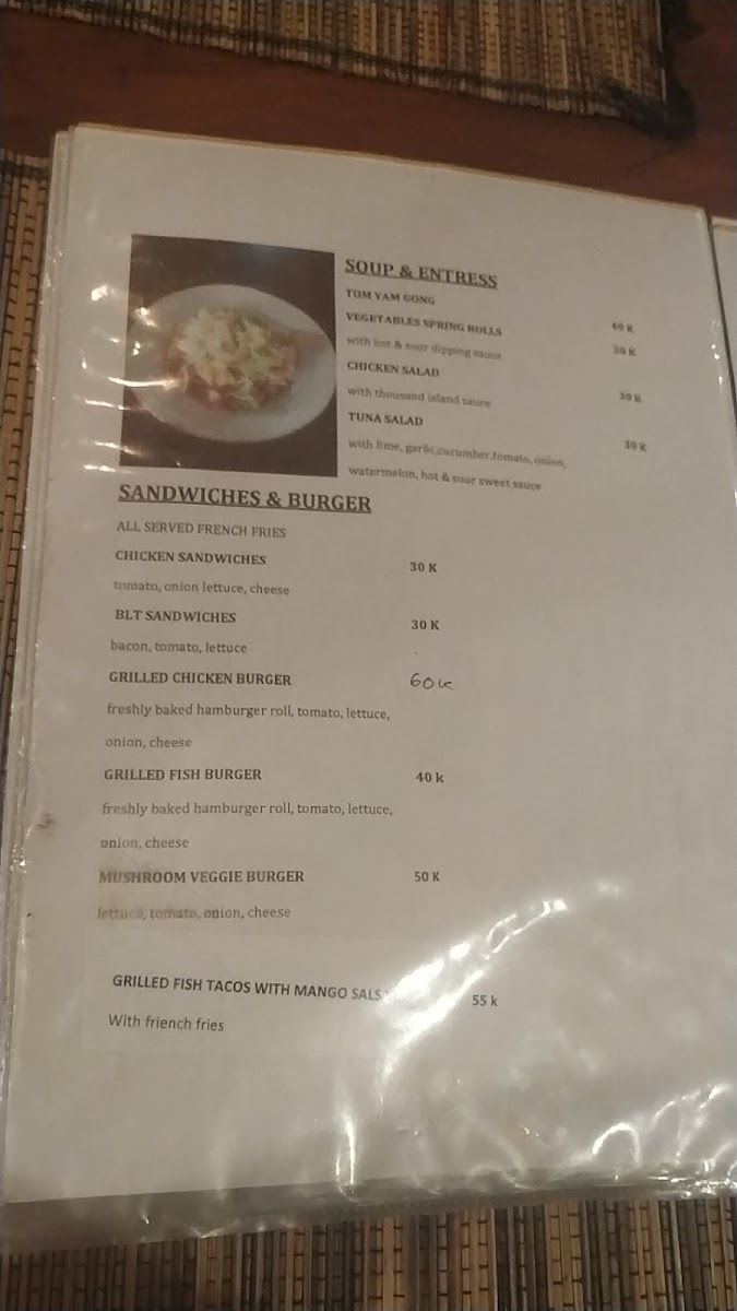 Menu Sambali Restaurant Lembongan-9