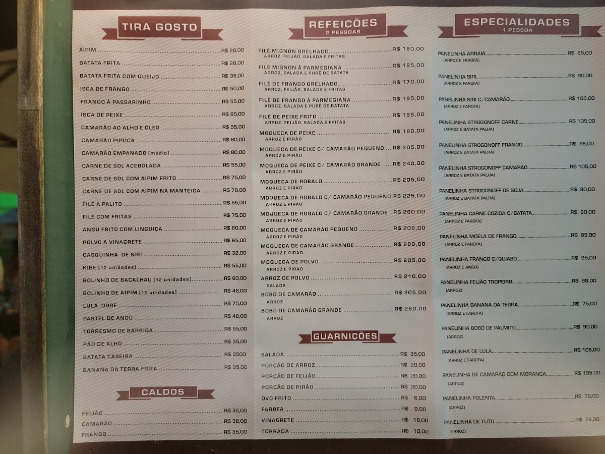 Menu Samburá Duzé-2