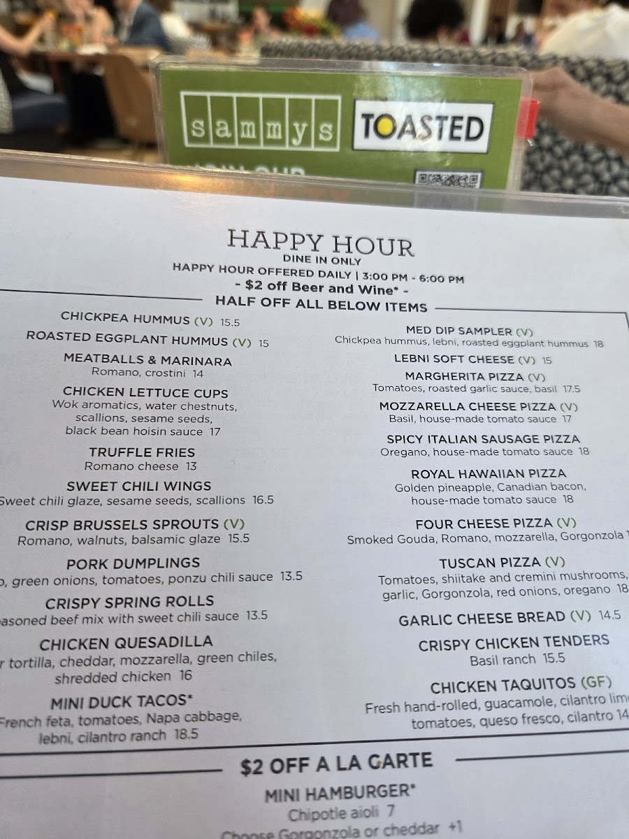 Menu Sammy’S Restaurant & Bar-1