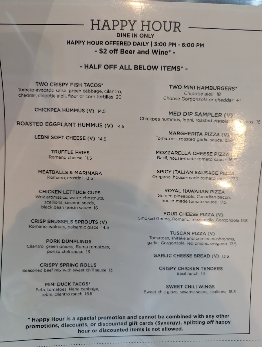 Menu Sammy’S Restaurant & Bar-2