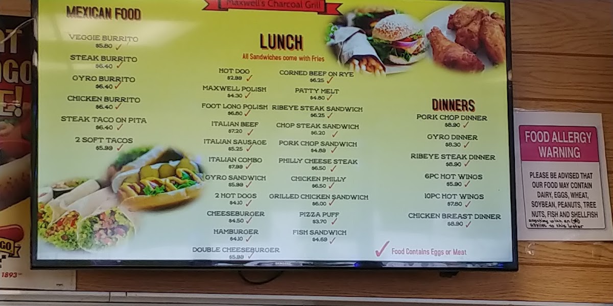Menu Sammy's Touch-5