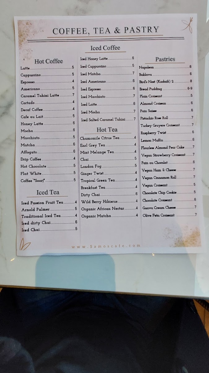Menu Samos Cafe & Grill-2