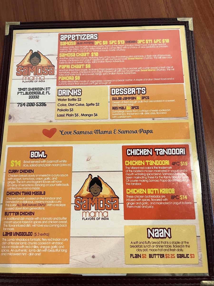 Menu Samosa Mama-7