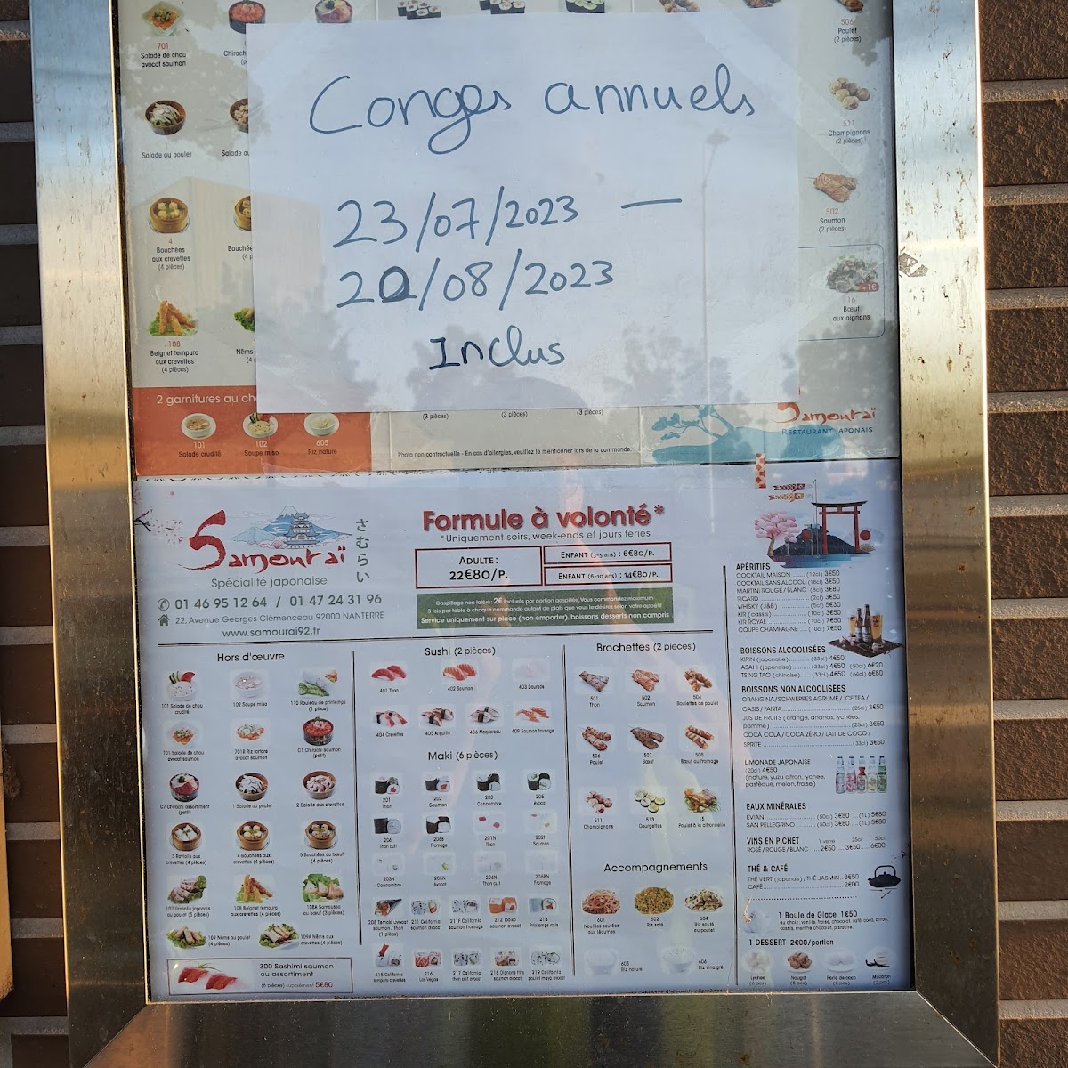 Menu Samouraï-4