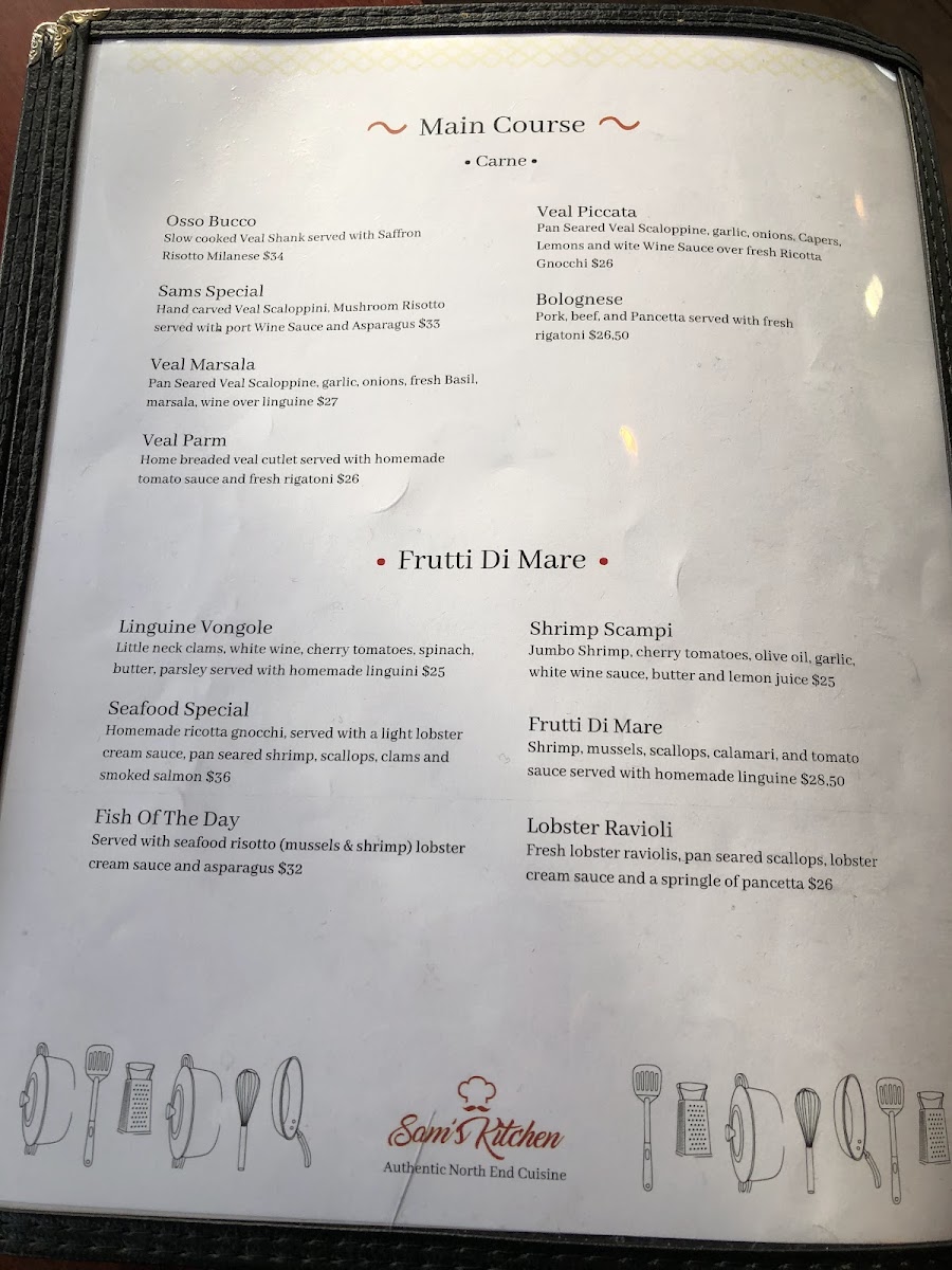 Menu Sam's Kitchen Woburn-2