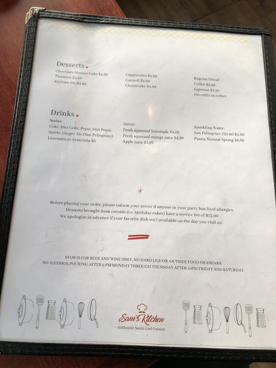 Menu Sam's Kitchen Woburn-3