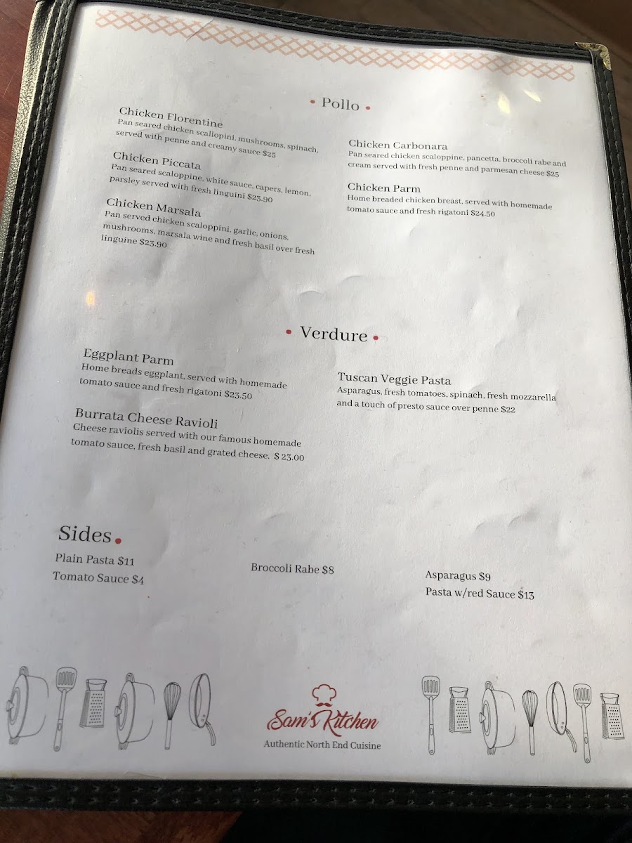 Menu Sam's Kitchen Woburn-4