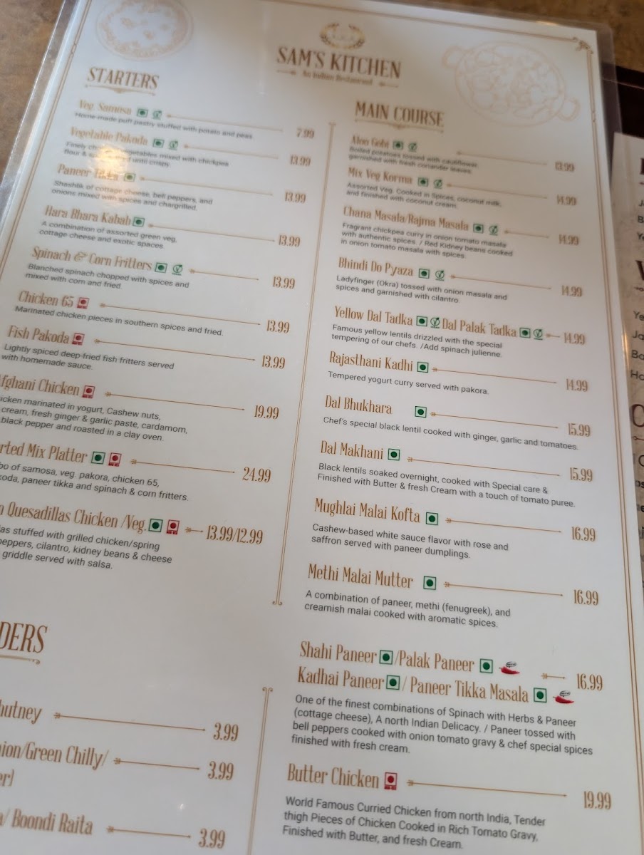 Sam's Kitchen Menu-4