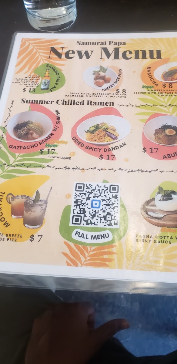 Menu Samurai Papa-3