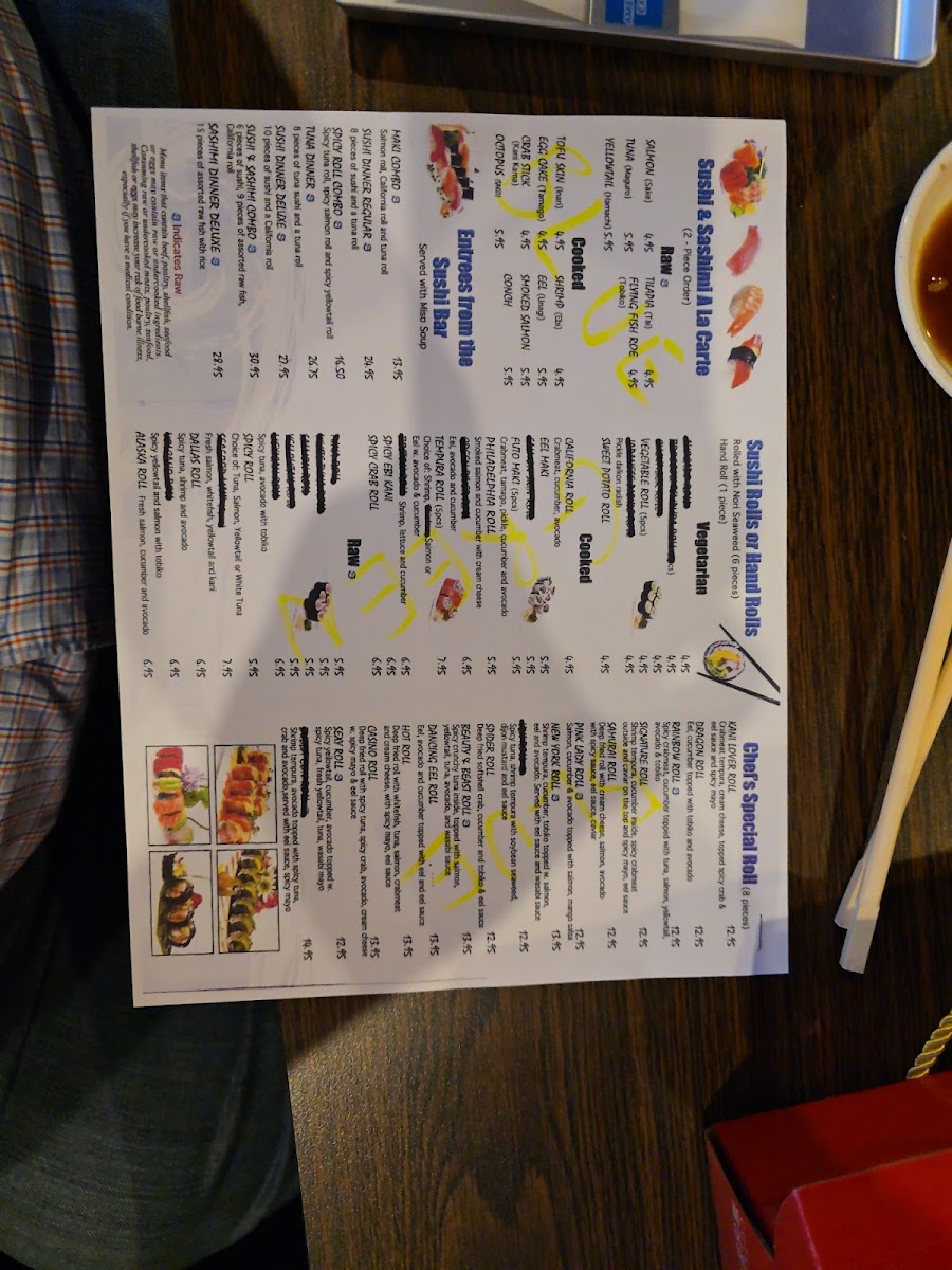 Menu Samurai Revolving Sushi Bar And Steakhouse-6
