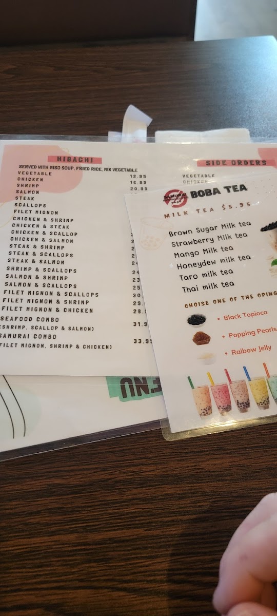 Menu Samurai Revolving Sushi Bar And Steakhouse-8