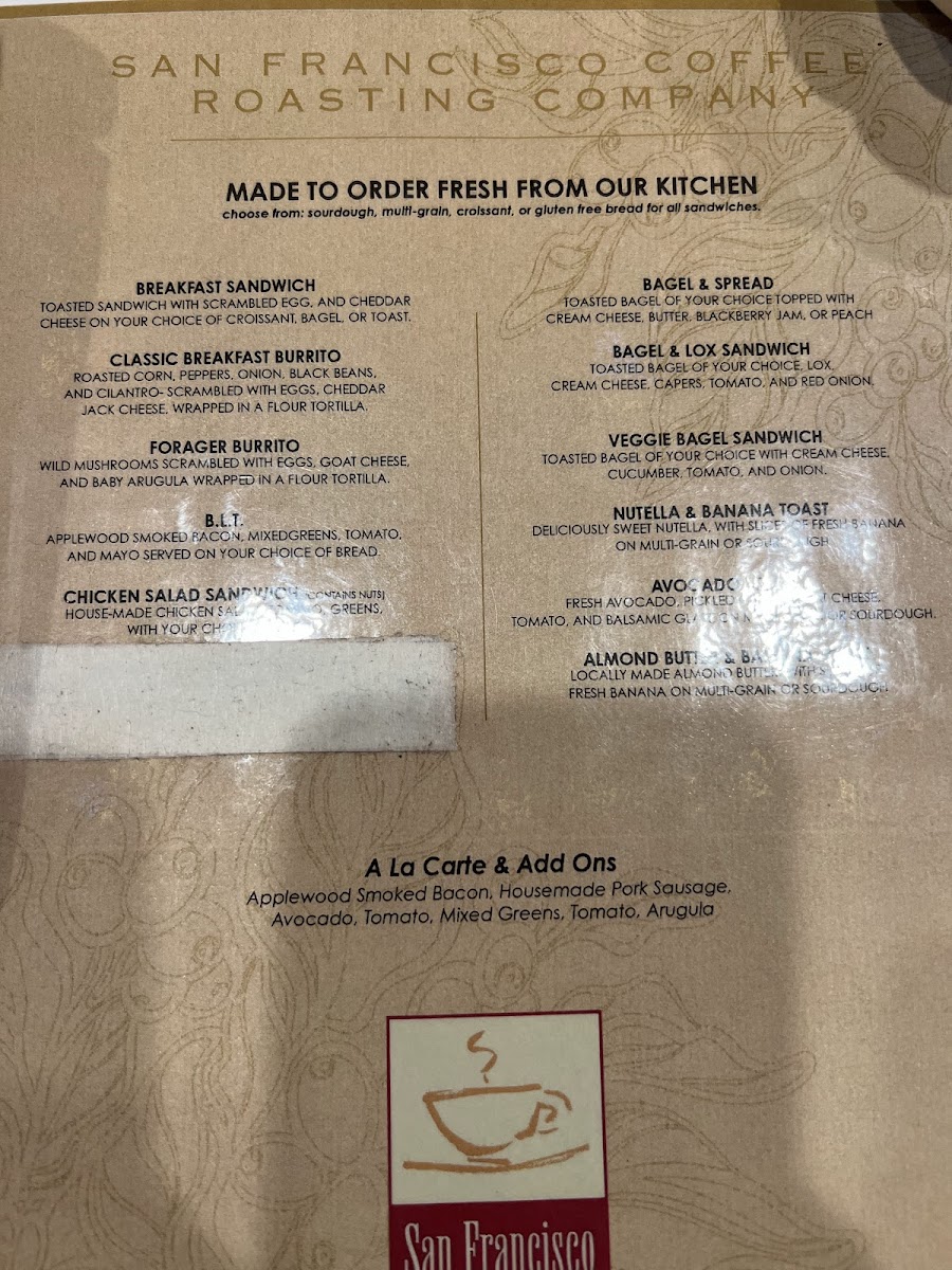 Menu San Francisco Coffee Roasting Company-3