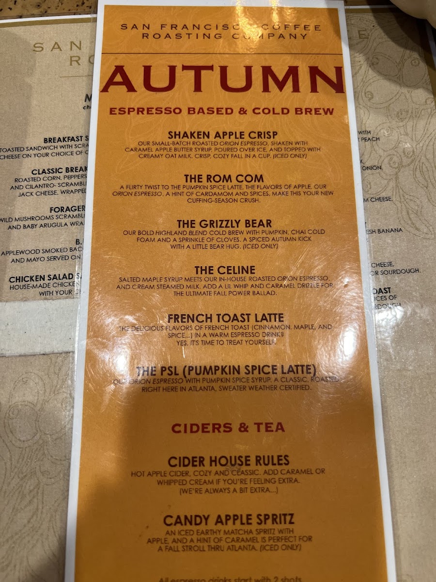 Menu San Francisco Coffee Roasting Company-6