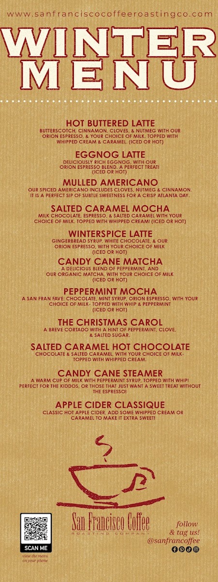 Menu San Francisco Coffee Roasting Company-7