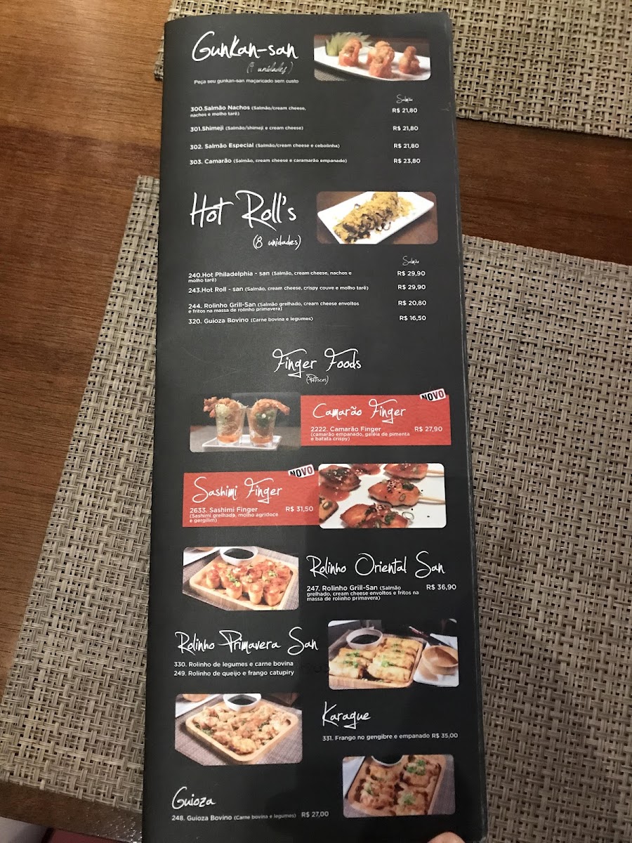 Menu San Oriental +-3