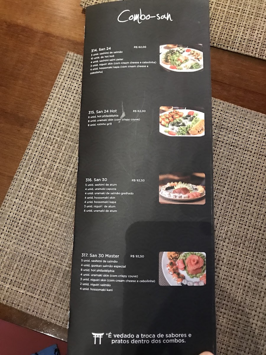 Menu San Oriental +-9