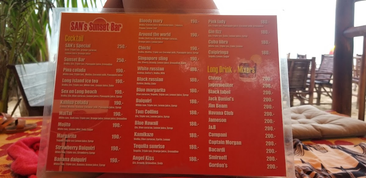 Menu San Sunset Bar-4