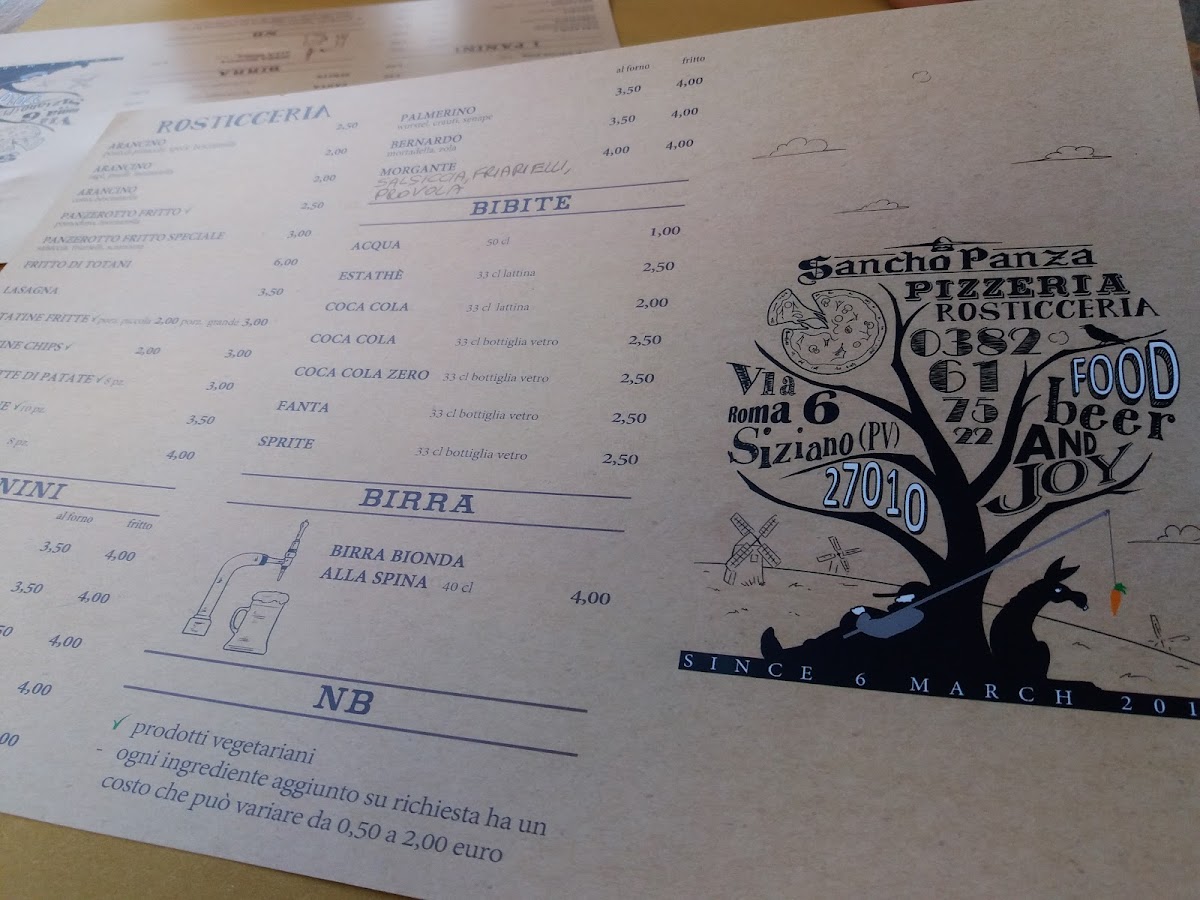Menu Sancho Panza Pub | Pizzeria-2