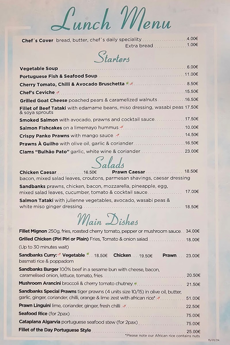 Menu Sandbanks Beach Restaurant-4