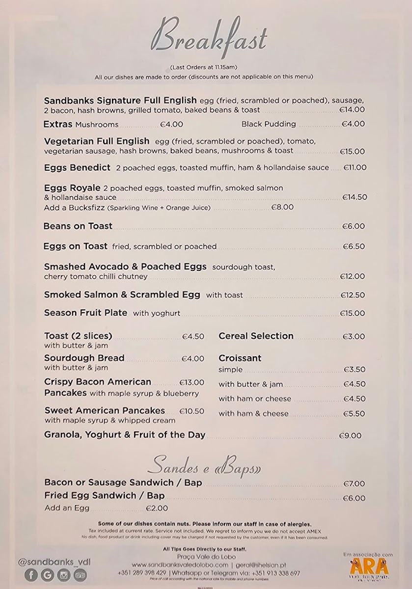 Menu Sandbanks Beach Restaurant-5