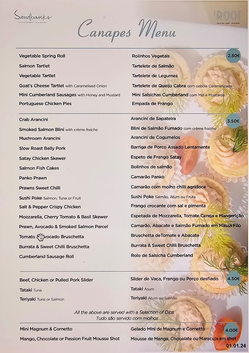 Menu Sandbanks Beach Restaurant-7