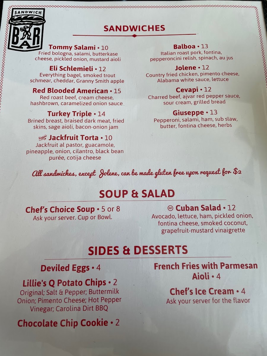 Menu Sandwich Bar-1