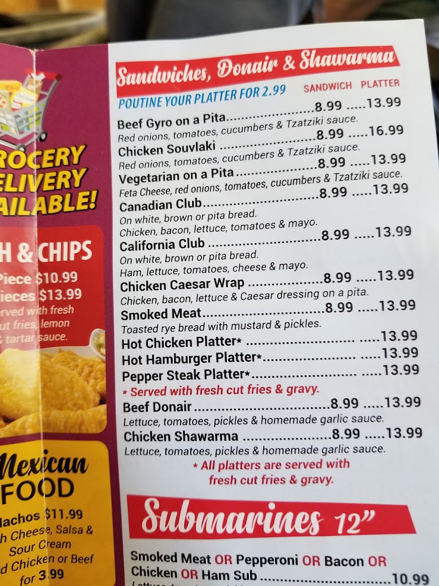 Menu Sandy Market & Restaurant-5