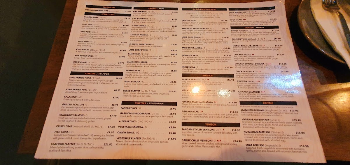 Menu Sangam Didsbury-1