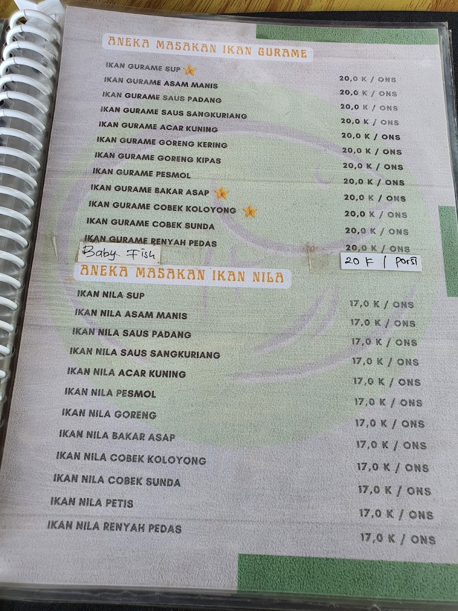 Menu Sangkuriang Resto-5
