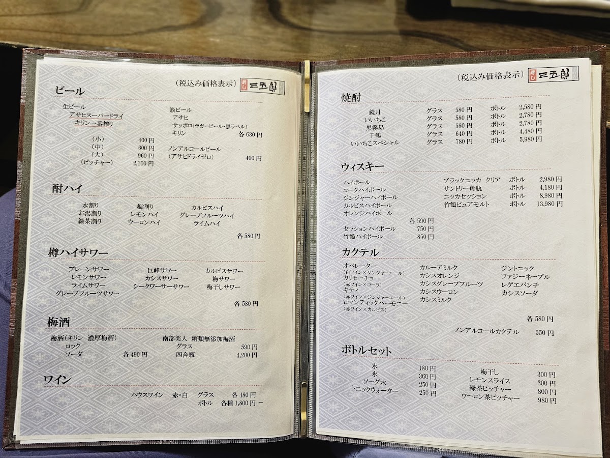 Menu Sangoro Shimomachi-1