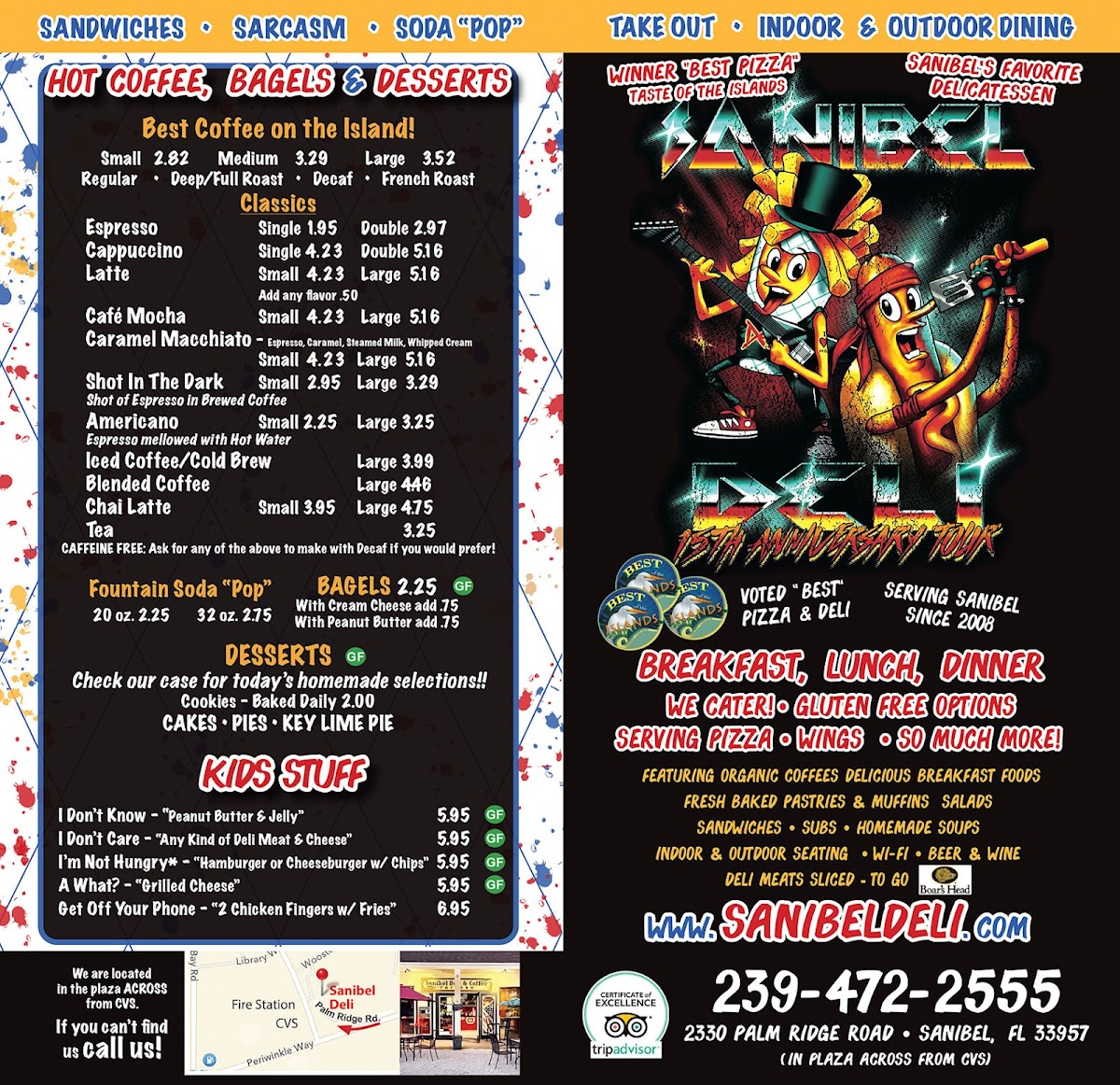 Menu Sanibel Deli & Coffee Factory-2