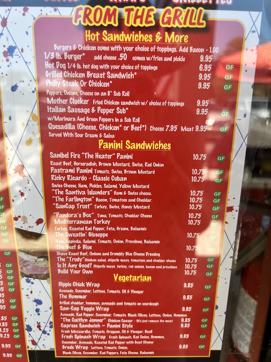 Menu Sanibel Deli & Coffee Factory-4