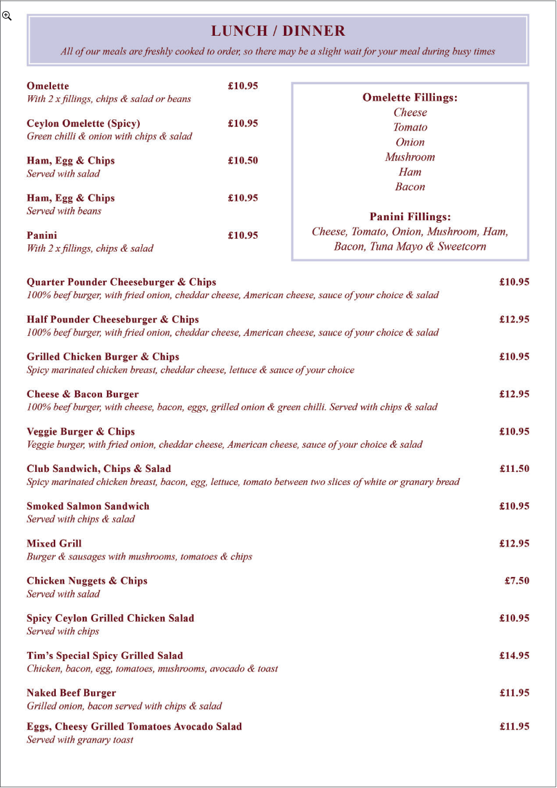 Menu Sanjay's Cafe-3