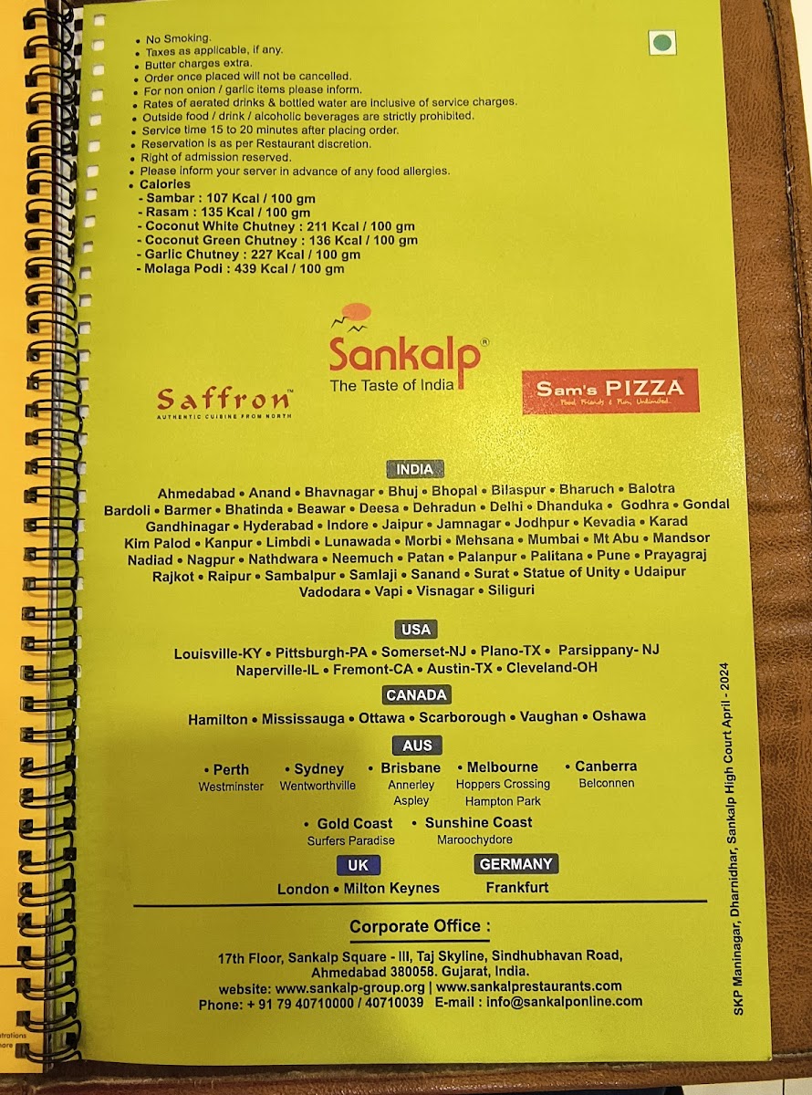 Menu Sankalp Restaurant-9