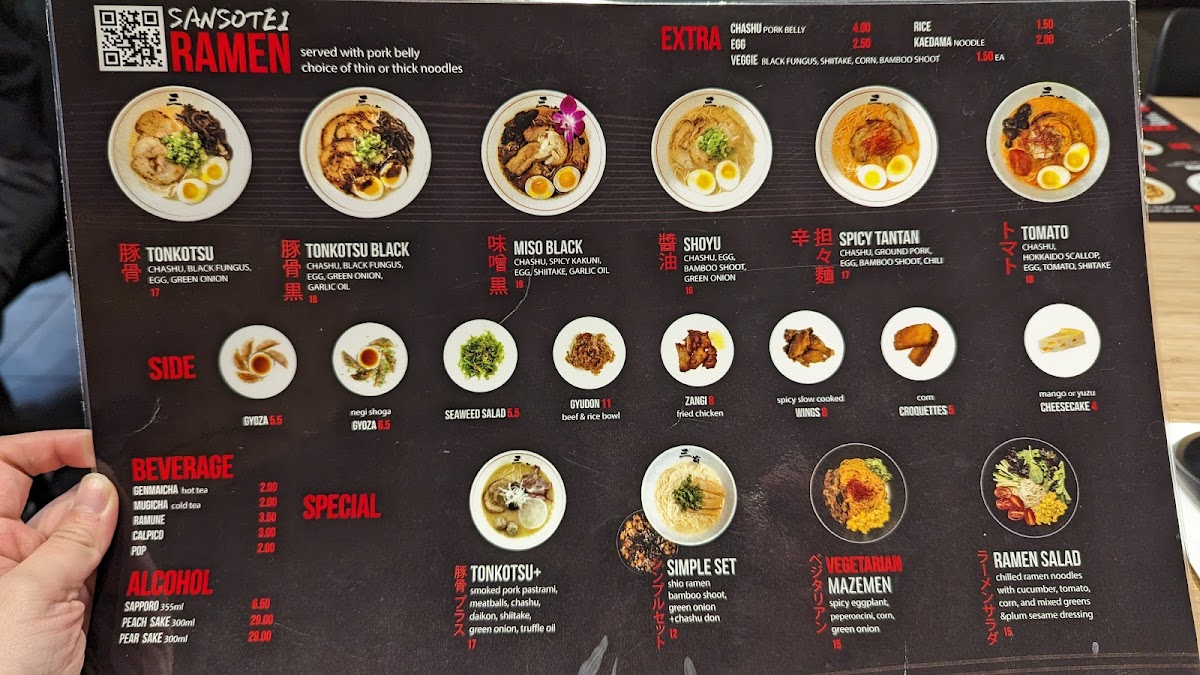 Menu Sansotei Ramen-2