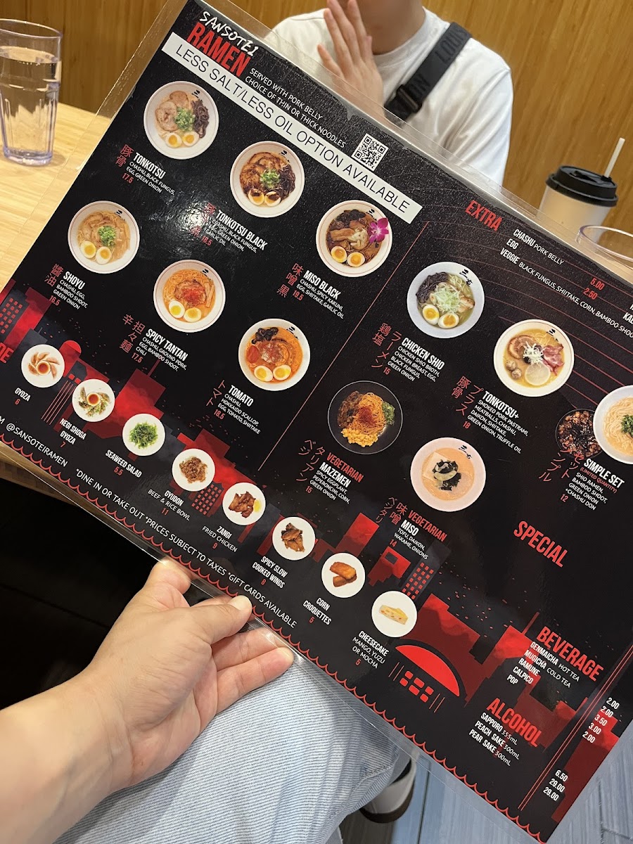 Menu Sansotei Ramen-4