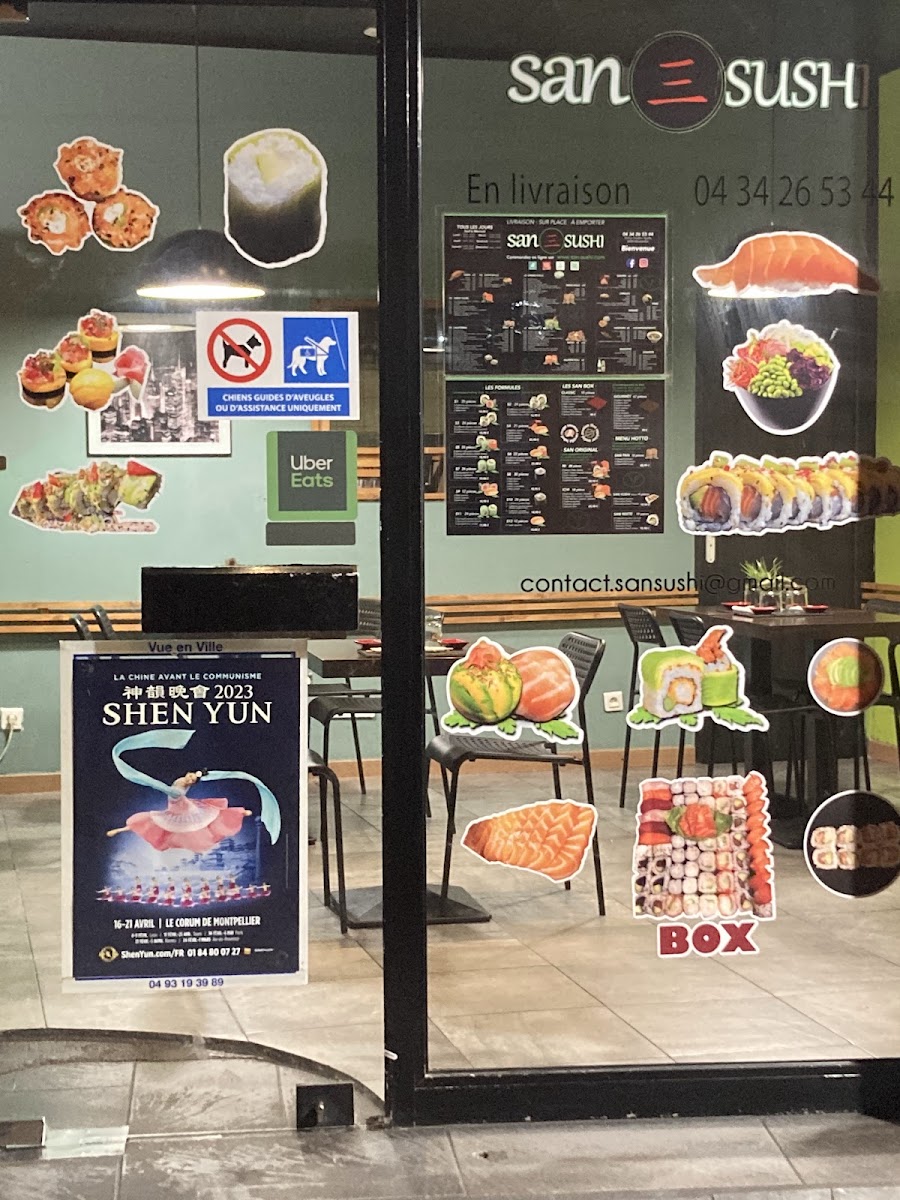 Menu San三Sushi Montpellier-5